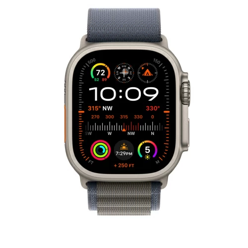 Ремешок для Apple Watch Ultra 49mm Blue Alpine Loop - Small (Синий)