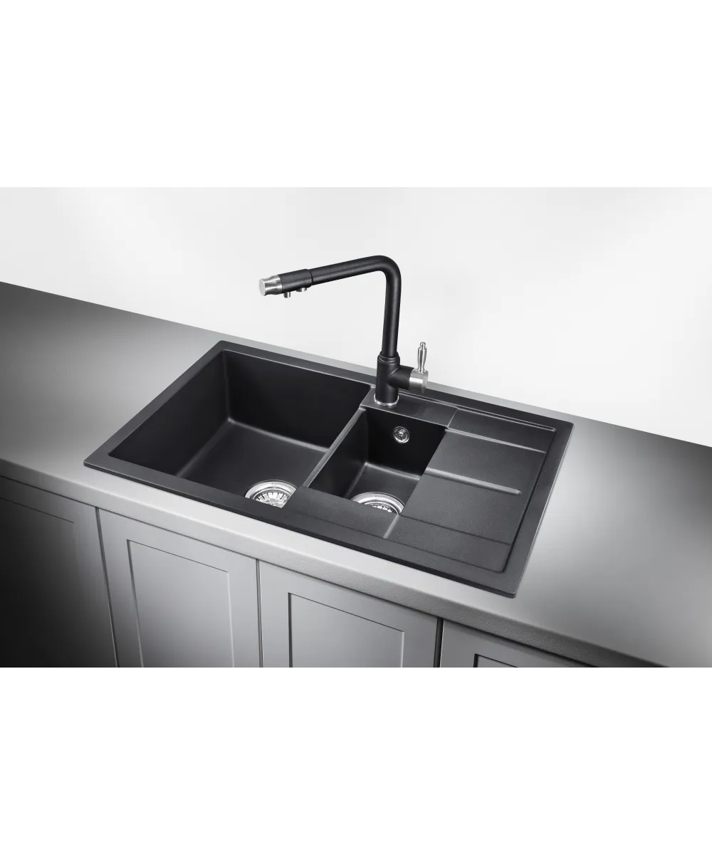 Кухонная мойка Kuppersberg MODENA 60 NL 1,5B1D ANTHRACITE