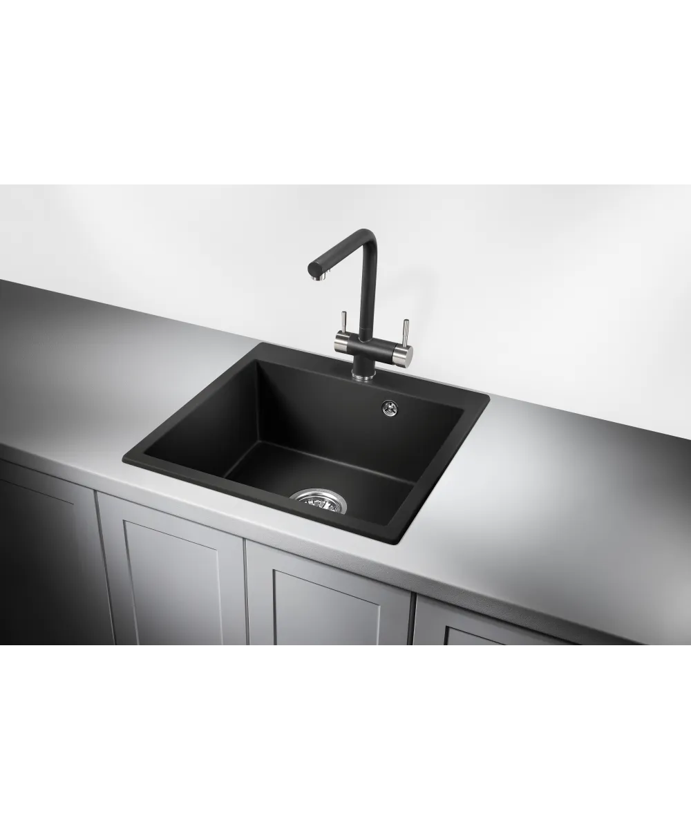 Кухонная мойка Kuppersberg MODENA 50 NL 1B  DEEP BLACK