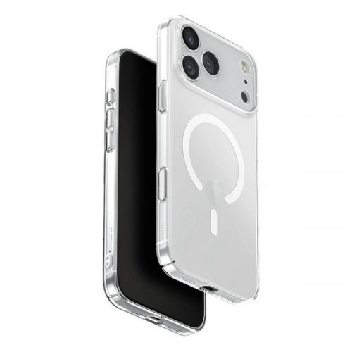 Чехол Uniq AirSuit MagSafe для iPhone 17 Pro Max Glossy Clear/White