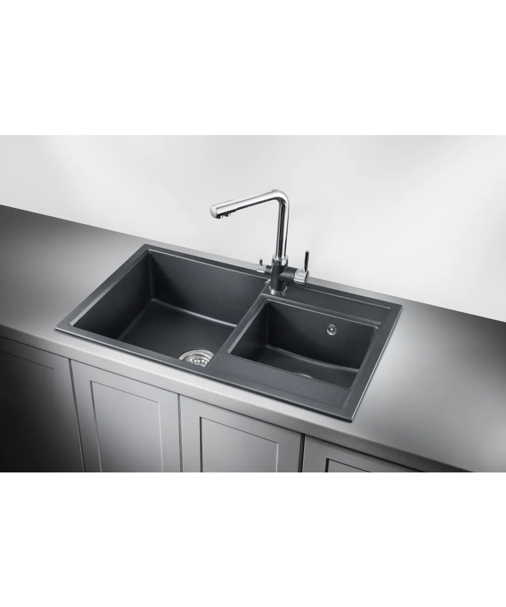 Кухонная мойка Kuppersberg MODENA 80 NL 1,5B ANTHRACITE