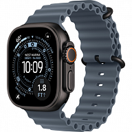 Смарт-часы Apple Watch Ultra 3 (2025) 49mm Black Titanium Case with Ocean Band Anchor Blue (Синий)