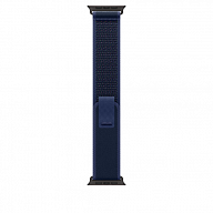 Ремешок для Apple Watch Ultra 49mm Blue Trail Loop - M/L - Black Titanium Finish (Синий)