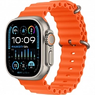 Смарт-часы Apple Watch Ultra 2 (2023) 49mm Titanium Case with Ocean Band Orange (Оранжевый)
